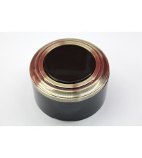 Распаячная коробка (черная заглушка, бронза рамка, черный стакан) 